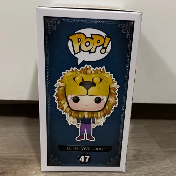 Funko Pop! Harry Potter Luna Lovegood Lion Hat #47 New in Box - Picture 4 of 6